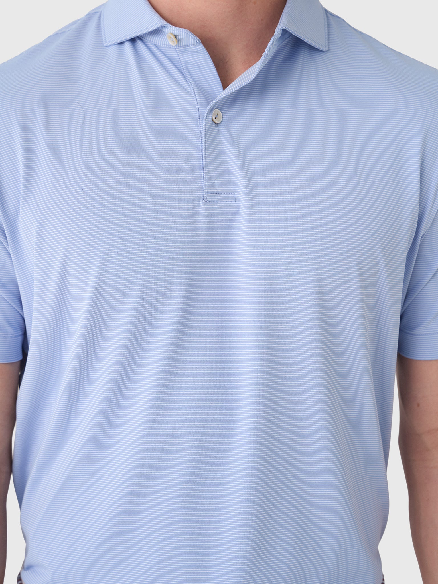 Peter Millar Crown Crafted Men's Treble Performance Jersey Polo - Saint Bernard