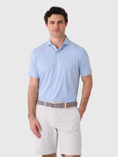 Peter Millar Crown Crafted Men's Treble Performance Jersey Polo - Saint Bernard