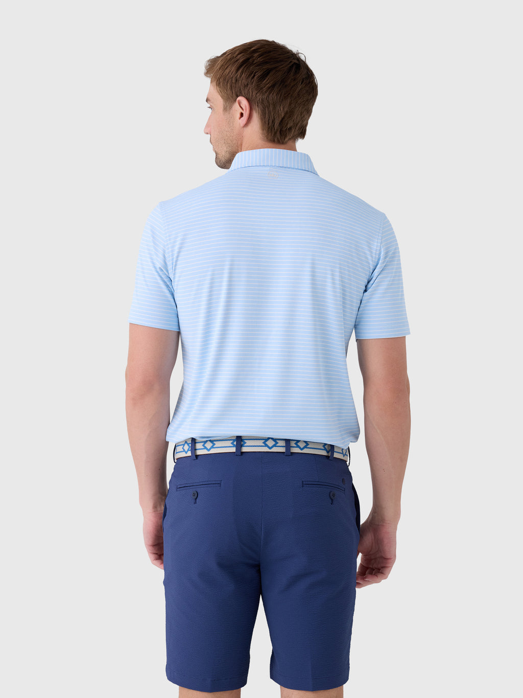 Peter Millar Crown Crafted Men's Keynote Performance Jersey Polo - Saint Bernard