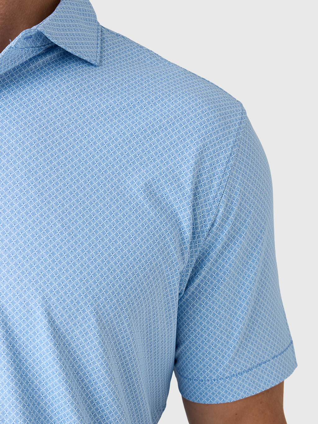 Peter Millar Crown Crafted Men's Granada Performance Jersey Polo - Saint Bernard