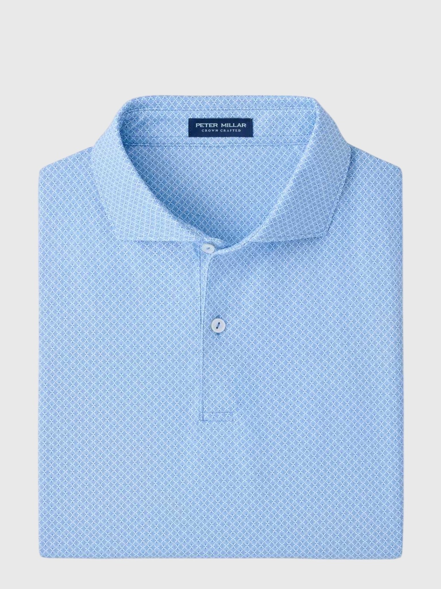 Peter Millar Crown Crafted Men's Granada Performance Jersey Polo - Saint Bernard