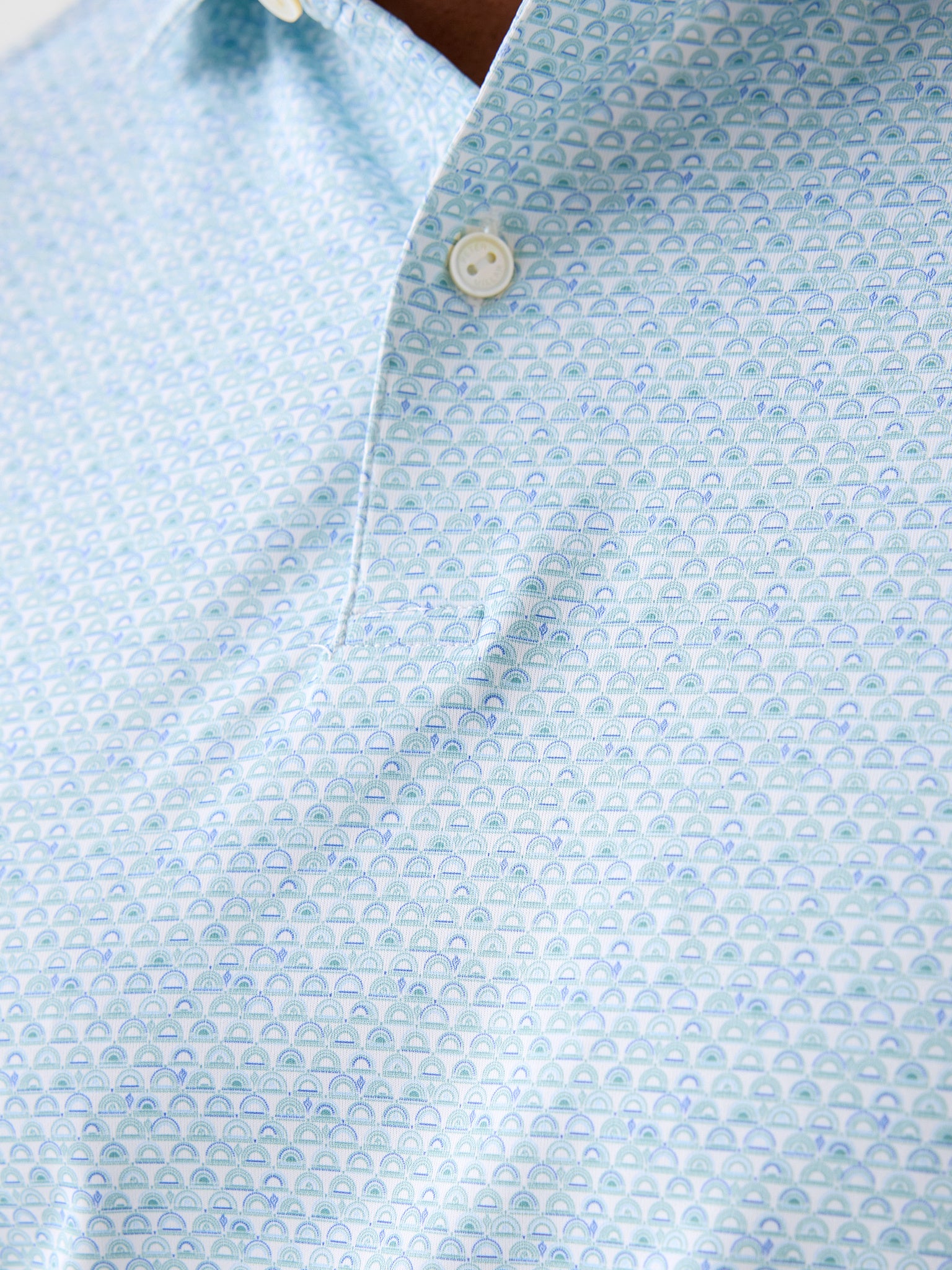 Peter Millar Crown Crafted Men's Wood Fired Performance Jersey Polo - Saint Bernard