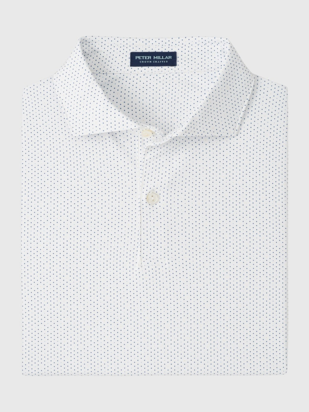 Peter Millar Crown Crafted Men's Fermata Performance Jersey Polo - Saint Bernard