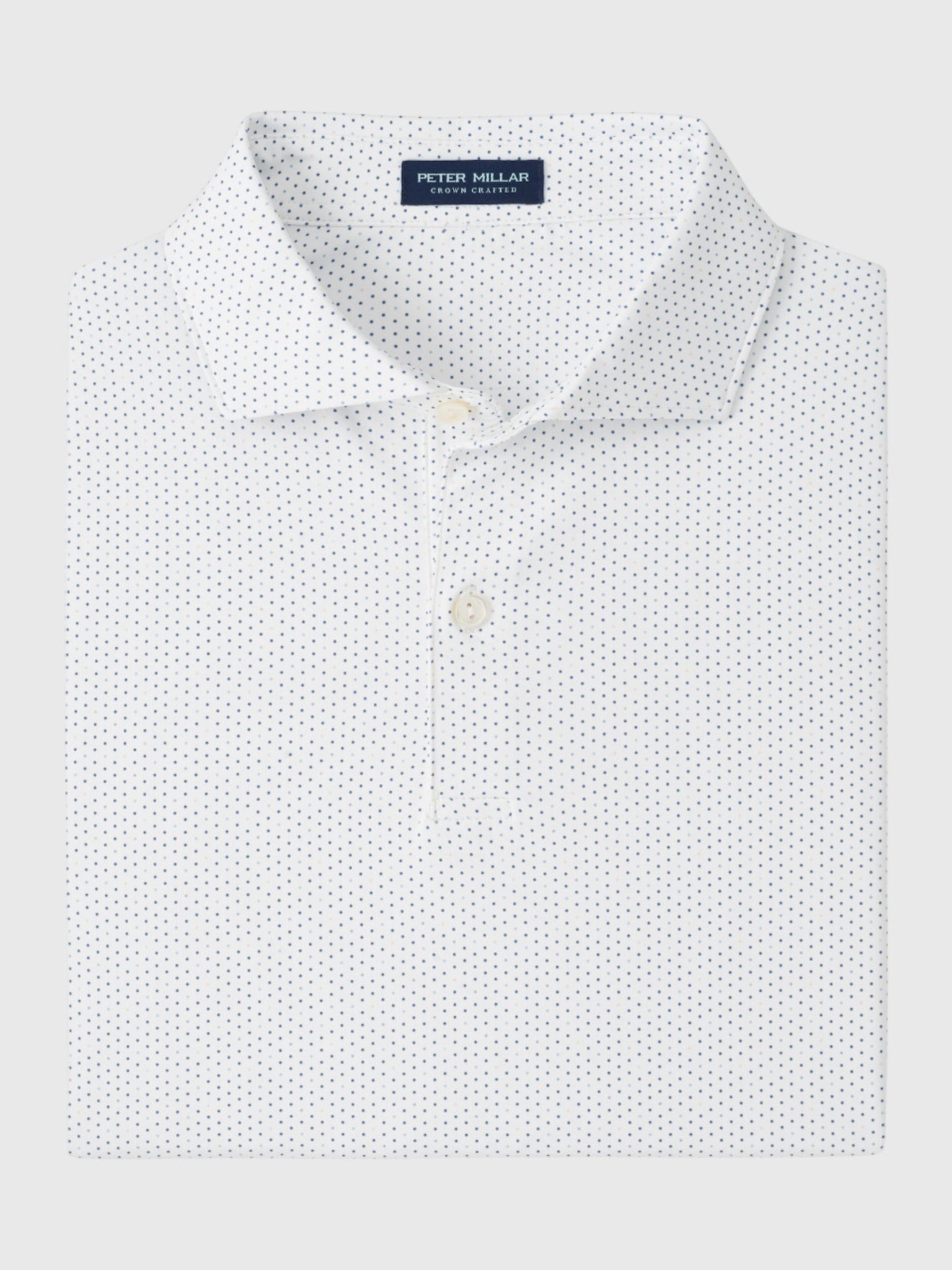 Peter Millar Crown Crafted Men's Fermata Performance Jersey Polo - Saint Bernard