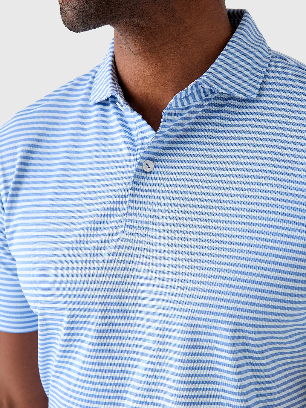 Peter Millar Crown Crafted Men's Verse Performance Mesh Polo - Saint Bernard