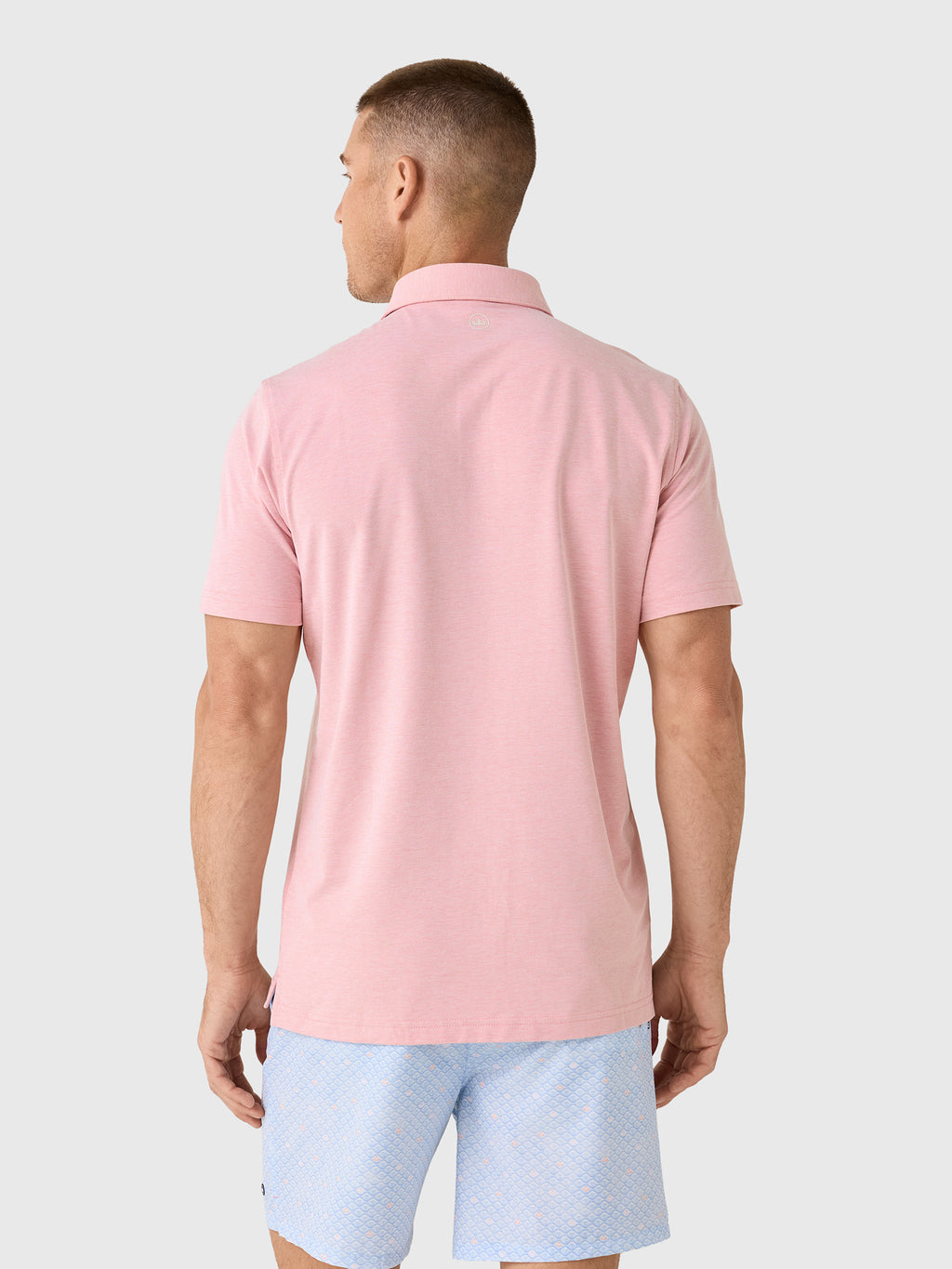Peter Millar Crown Crafted Men's Albatross Cotton Blend Piqué Polo - Saint Bernard