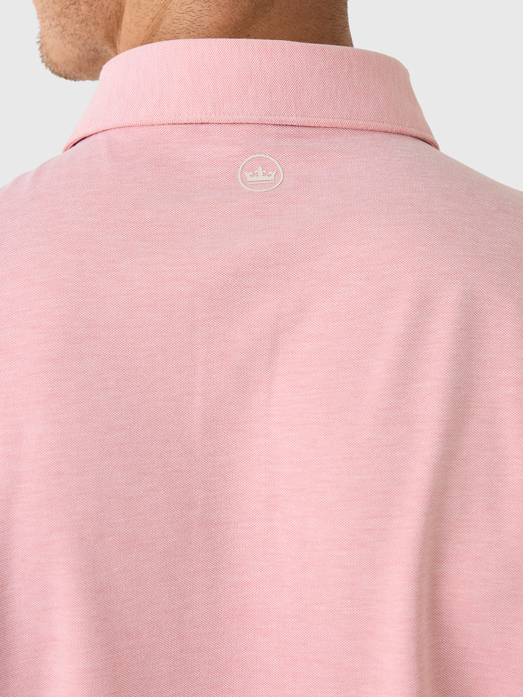 Peter Millar Crown Crafted Men's Albatross Cotton Blend Piqué Polo - Saint Bernard