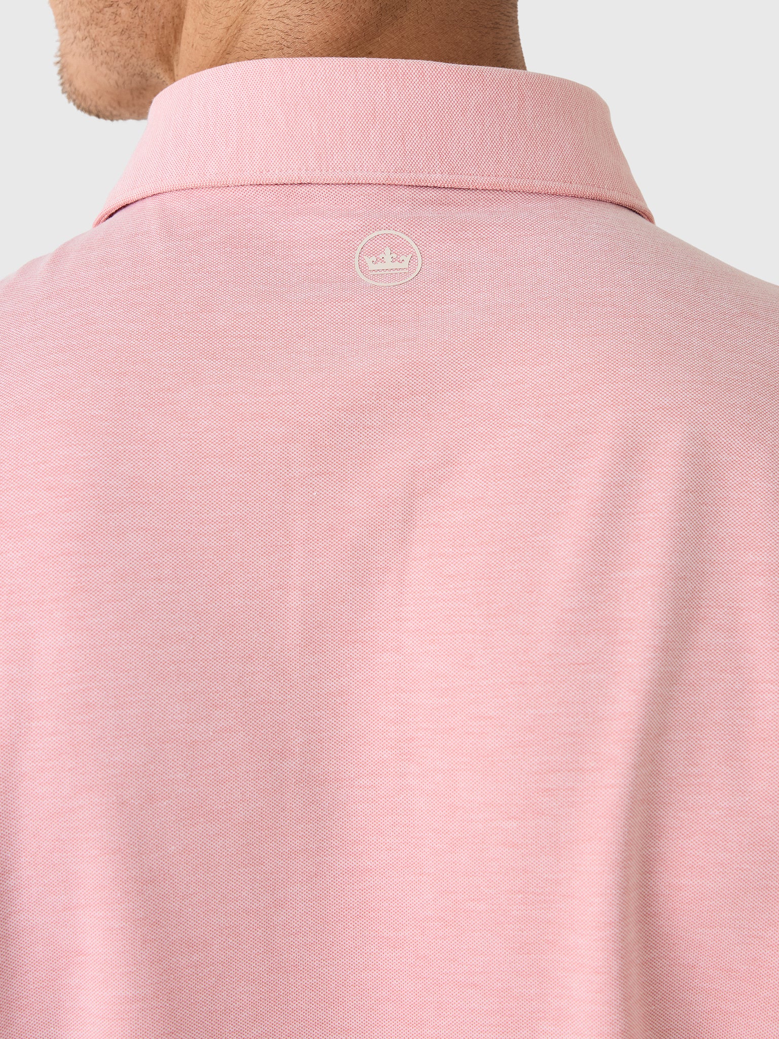 Peter Millar Crown Crafted Men's Albatross Cotton Blend Piqué Polo - Saint Bernard