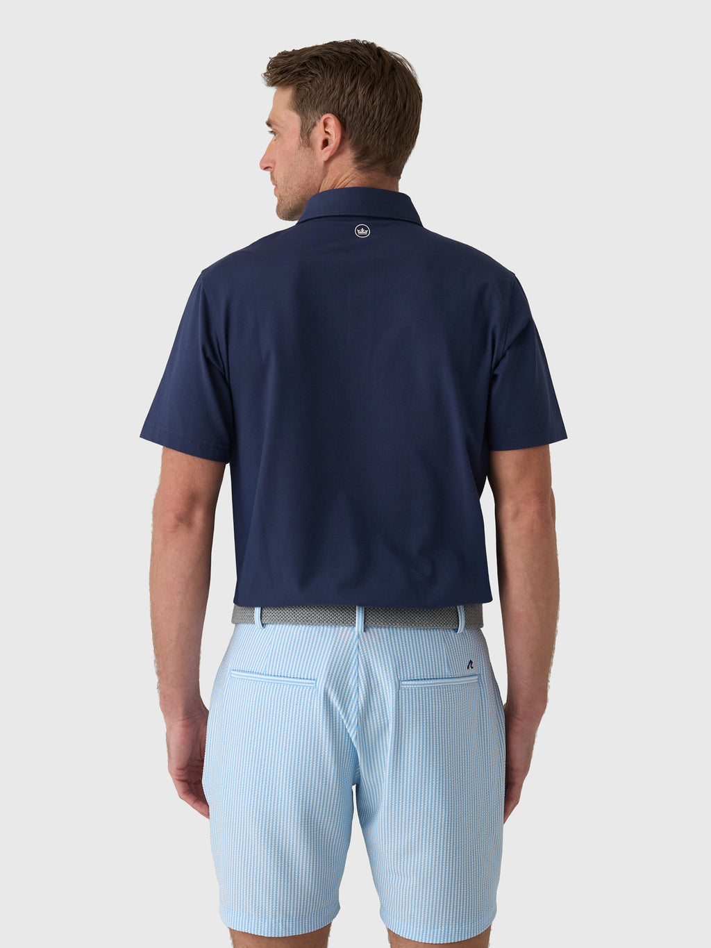 Peter Millar Crown Crafted Men's Albatross Cotton Blend Piqué Polo - Saint Bernard