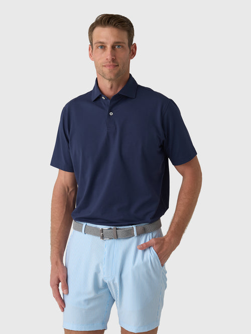 Peter Millar Crown Crafted Men's Albatross Cotton Blend Piqué Polo
