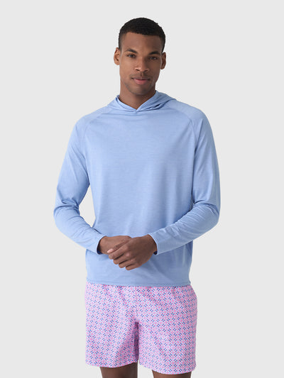 Peter Millar Crown Crafted Men's Stealth Performance Hoodie - Saint Bernard
