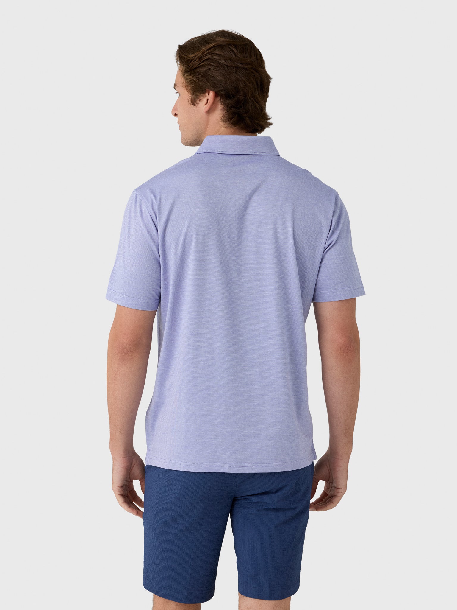 Peter Millar Crown Crafted Men's Excursionist Flex Polo - Saint Bernard