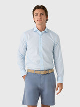 Peter Millar Crown Crafted Men's Dante Cotton Sport Shirt - Saint Bernard