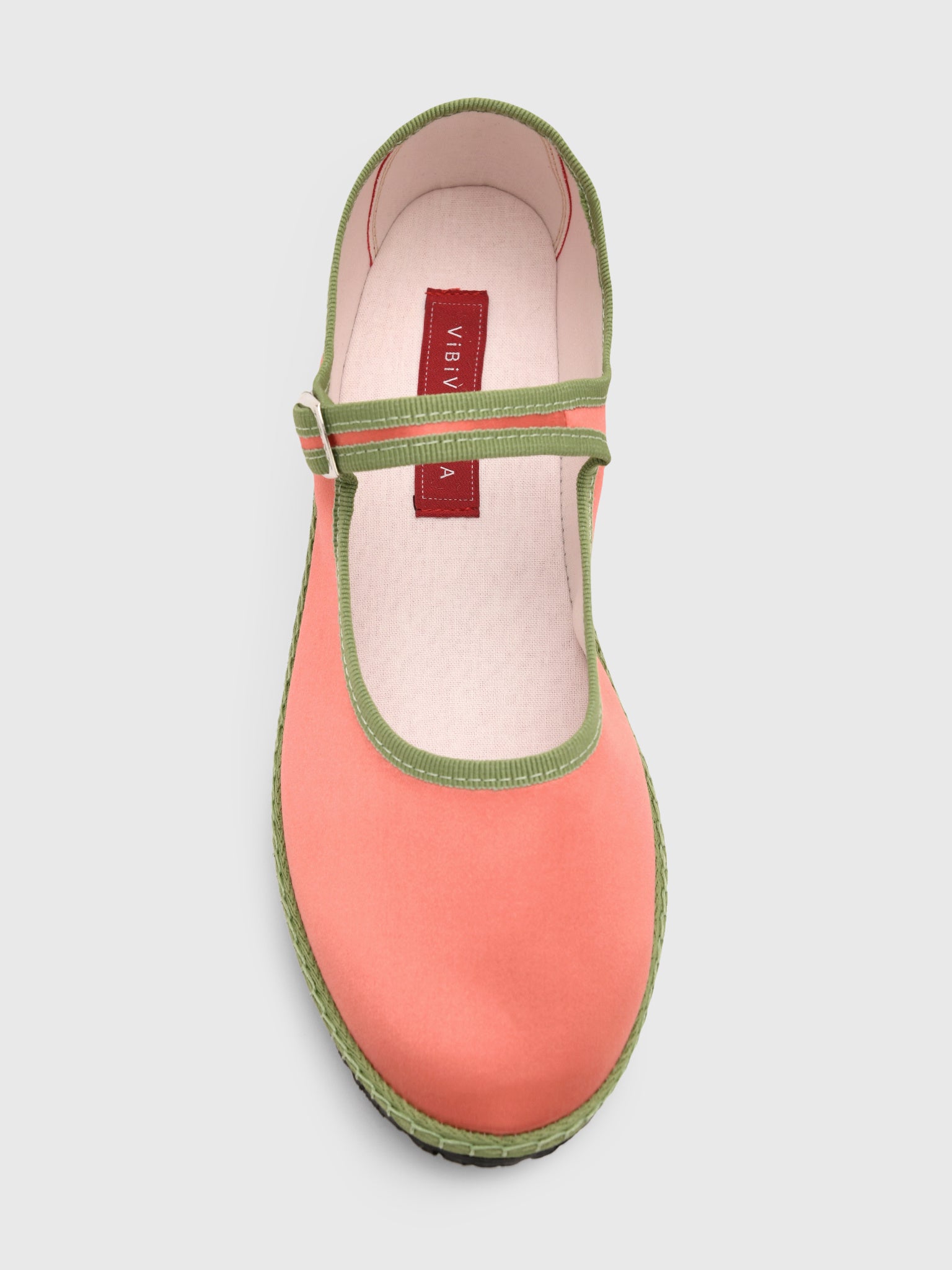 Vibi Venezia Women's Mary Jane Silk Flat - Saint Bernard