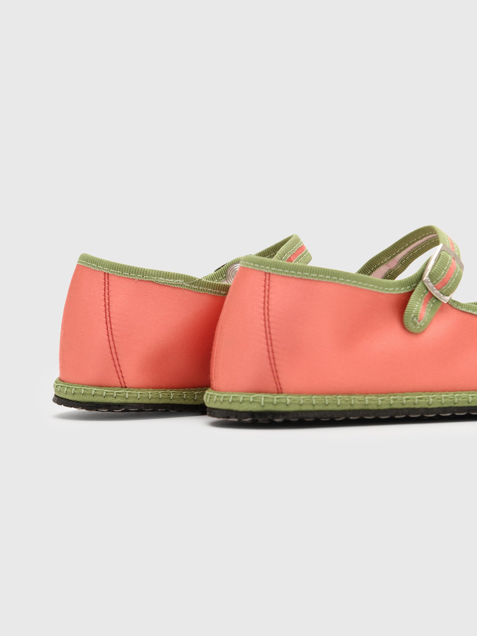 Vibi Venezia Women's Mary Jane Silk Flat - Saint Bernard
