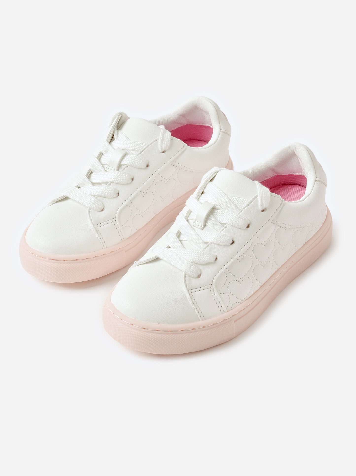 Yosi Samra Girls' Miss Ari Hearts Sneaker - Saint Bernard