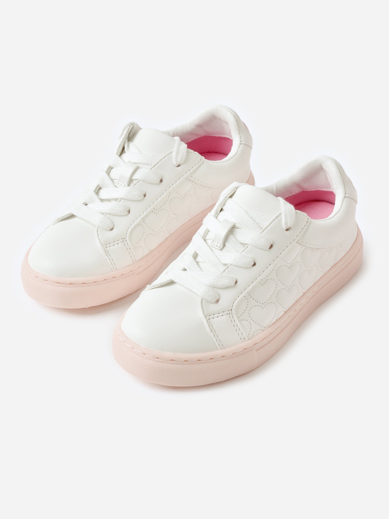 Yosi Samra Girls' Miss Ari Hearts Sneaker - Saint Bernard
