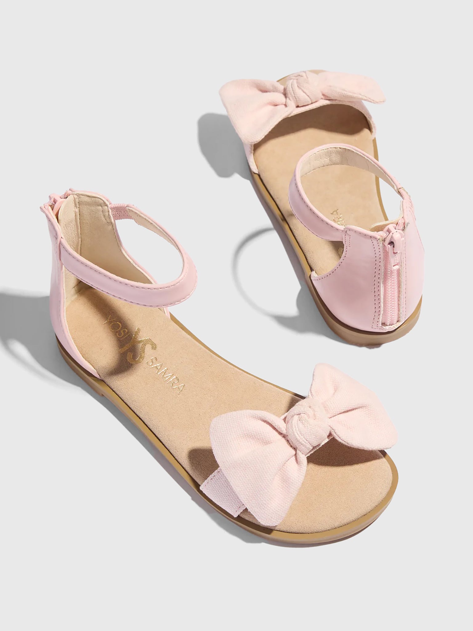 Yosi Samra Girls' Miss Cambelle Bow Sandal - Saint Bernard