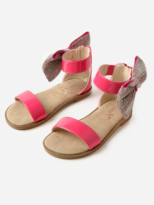 Yosi Samra Girls' Miss Cambelle Bow Sandal - Saint Bernard