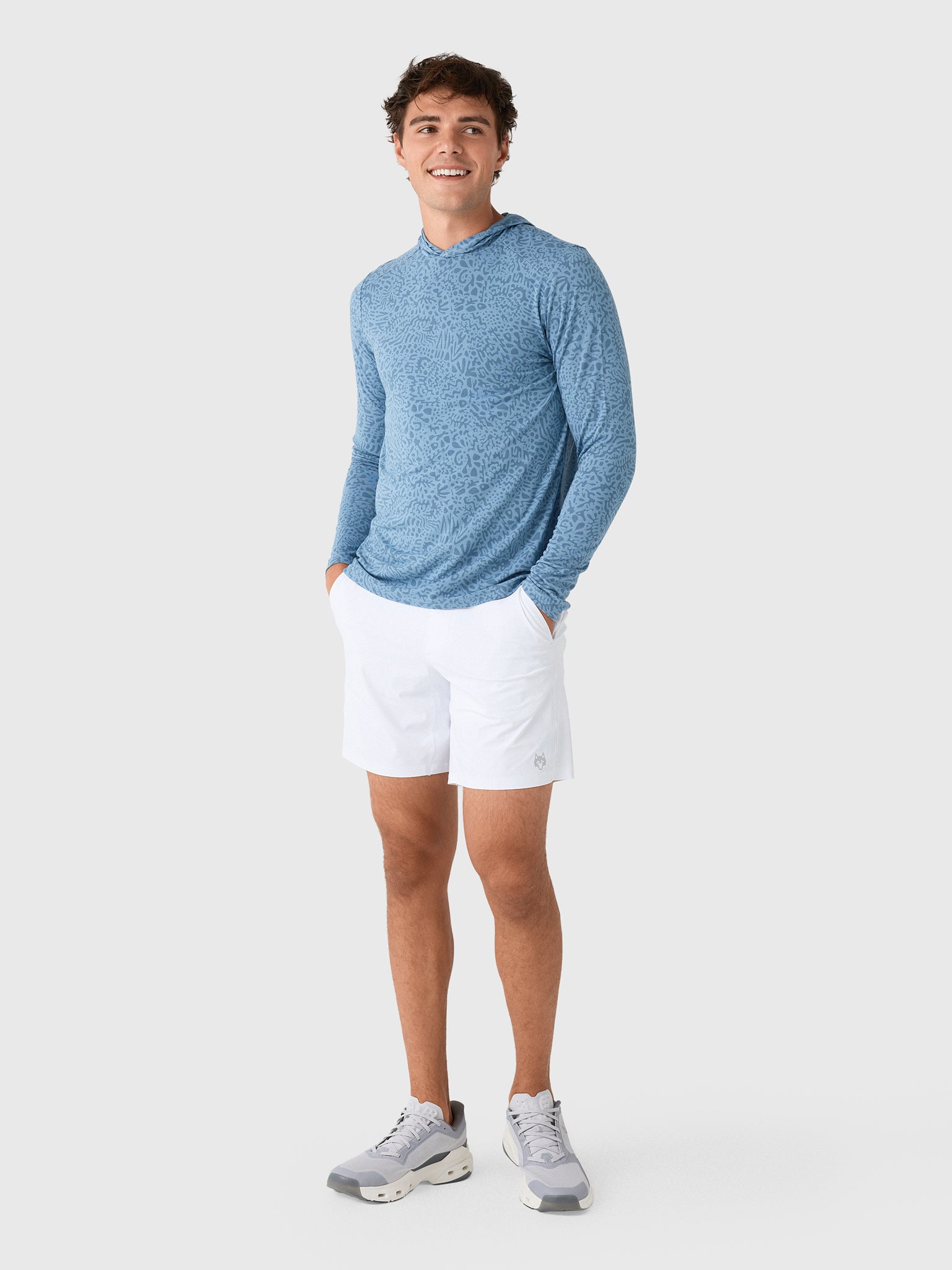 Free Fly Men's Bamboo Shade Hoodie - Saint Bernard
