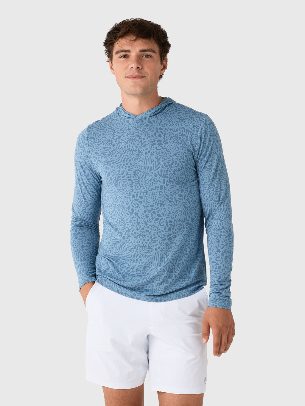 Free Fly Men's Bamboo Shade Hoodie - Saint Bernard