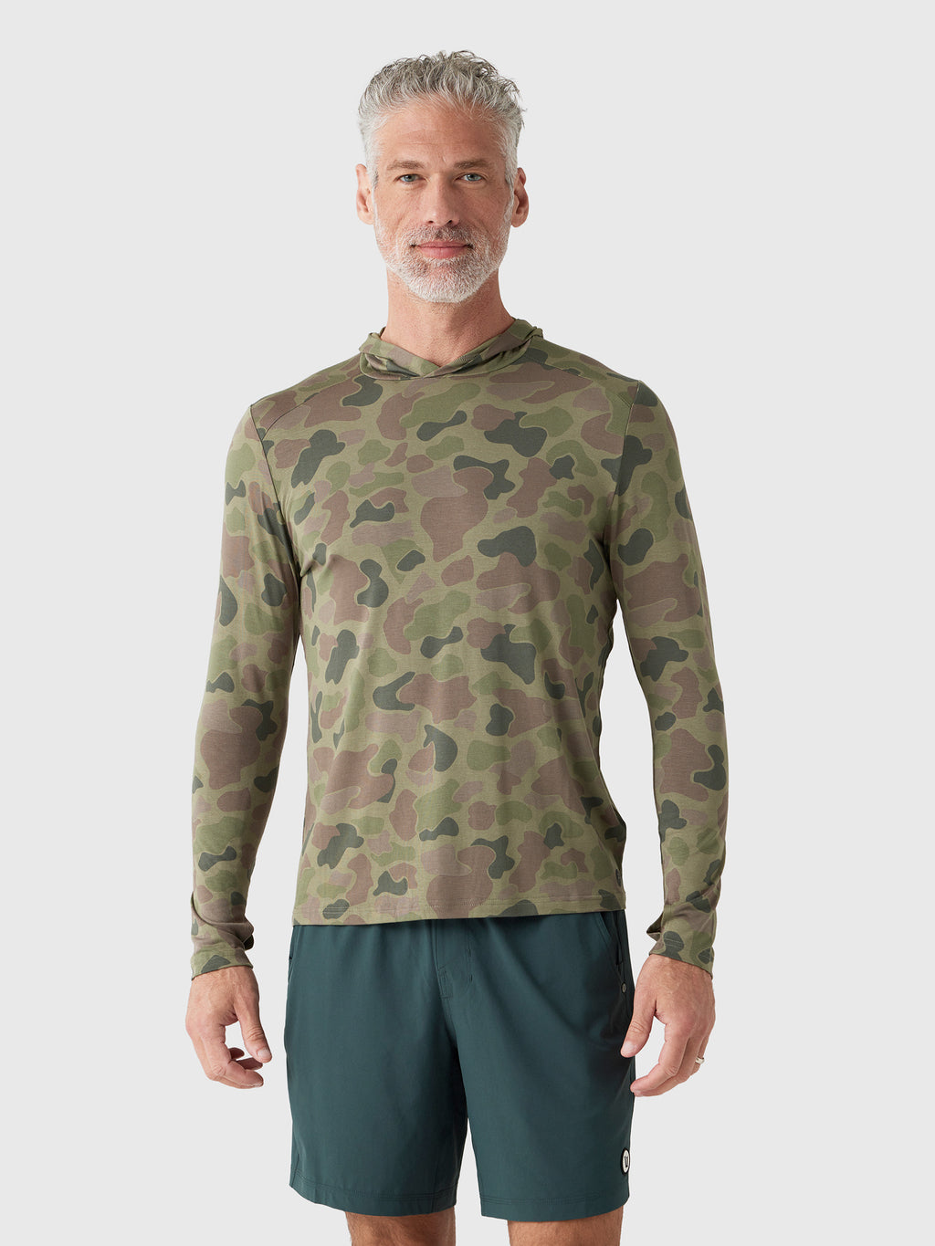 Free Fly Men's Bamboo Shade Hoodie - Saint Bernard