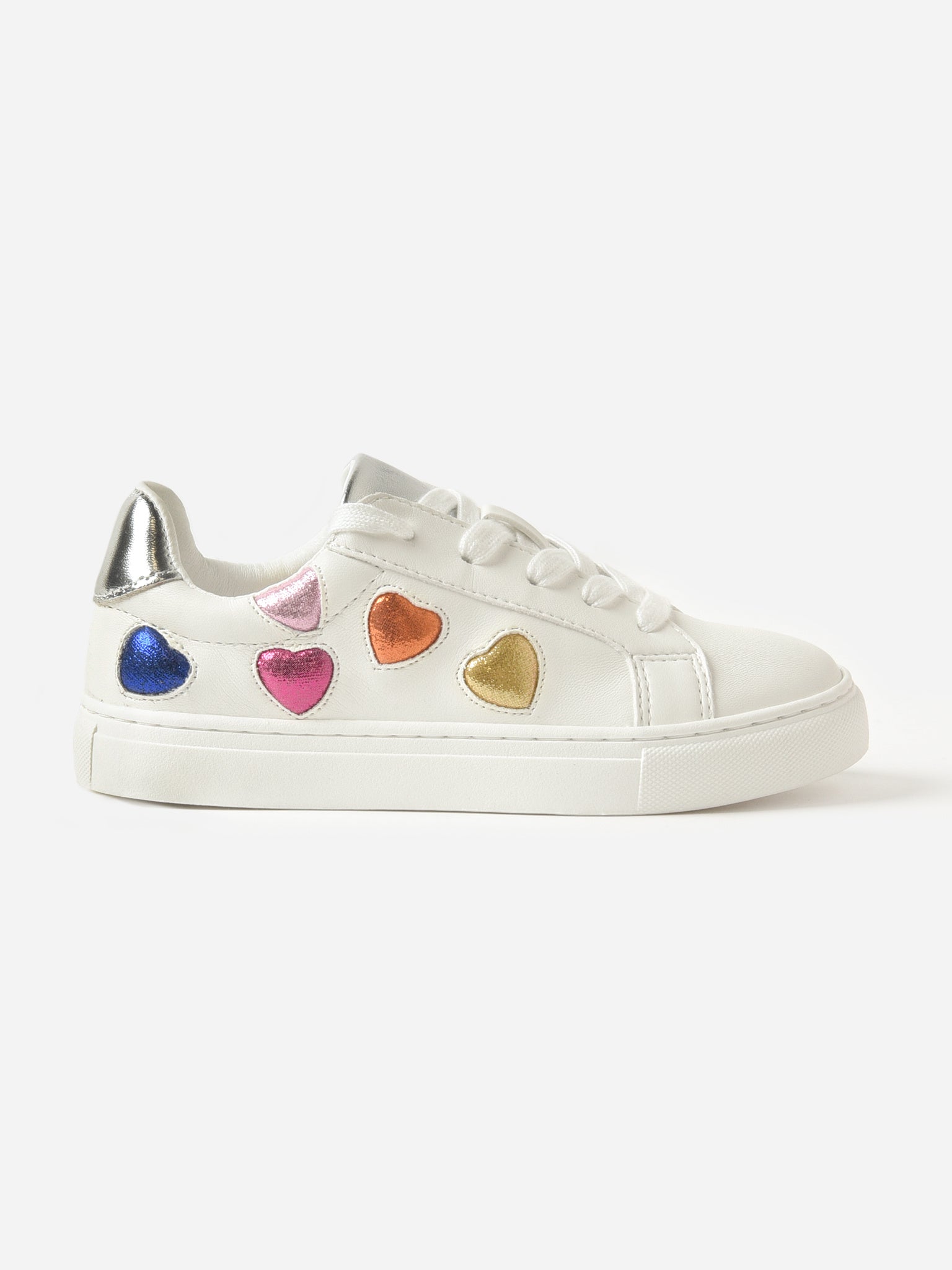Yosi Samra Girls' Miss Gaia Hearts Sneaker - Saint Bernard