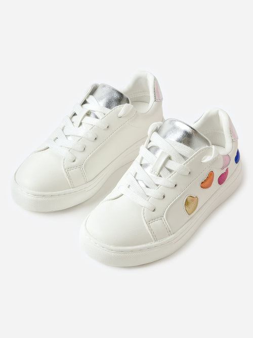 Yosi Samra Girls' Miss Gaia Hearts Sneaker