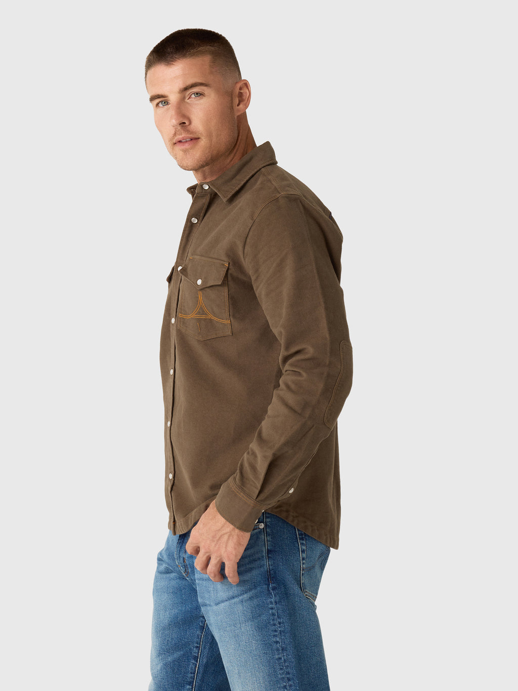 Amundsen Men's Gard Moleskin Shirt - Saint Bernard