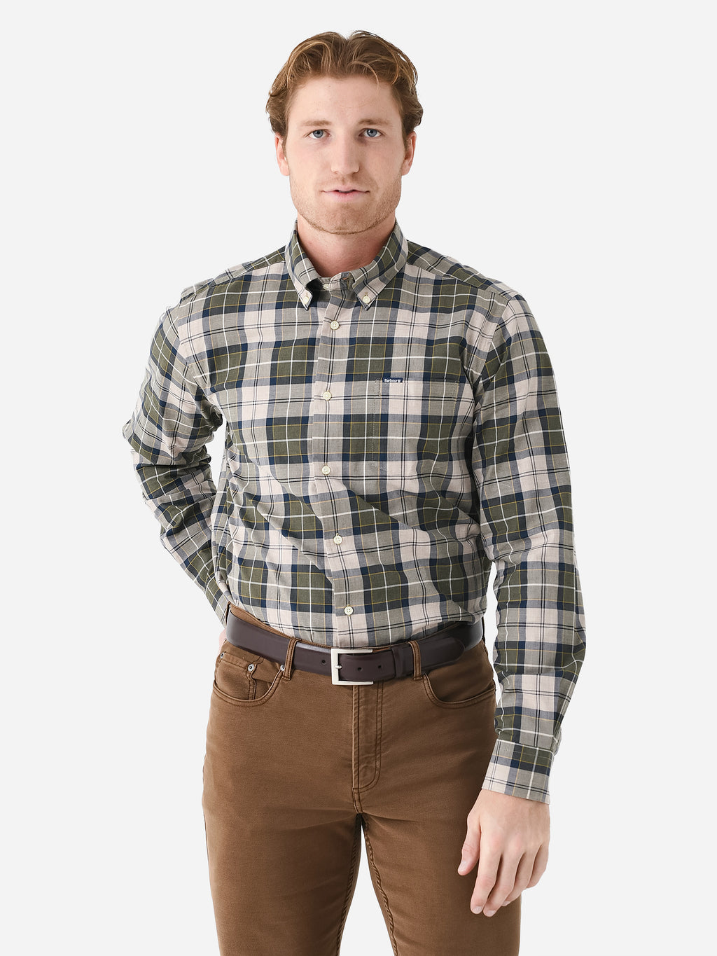 Barbour Men's Wetheram Tailored Shirt - Saint Bernard