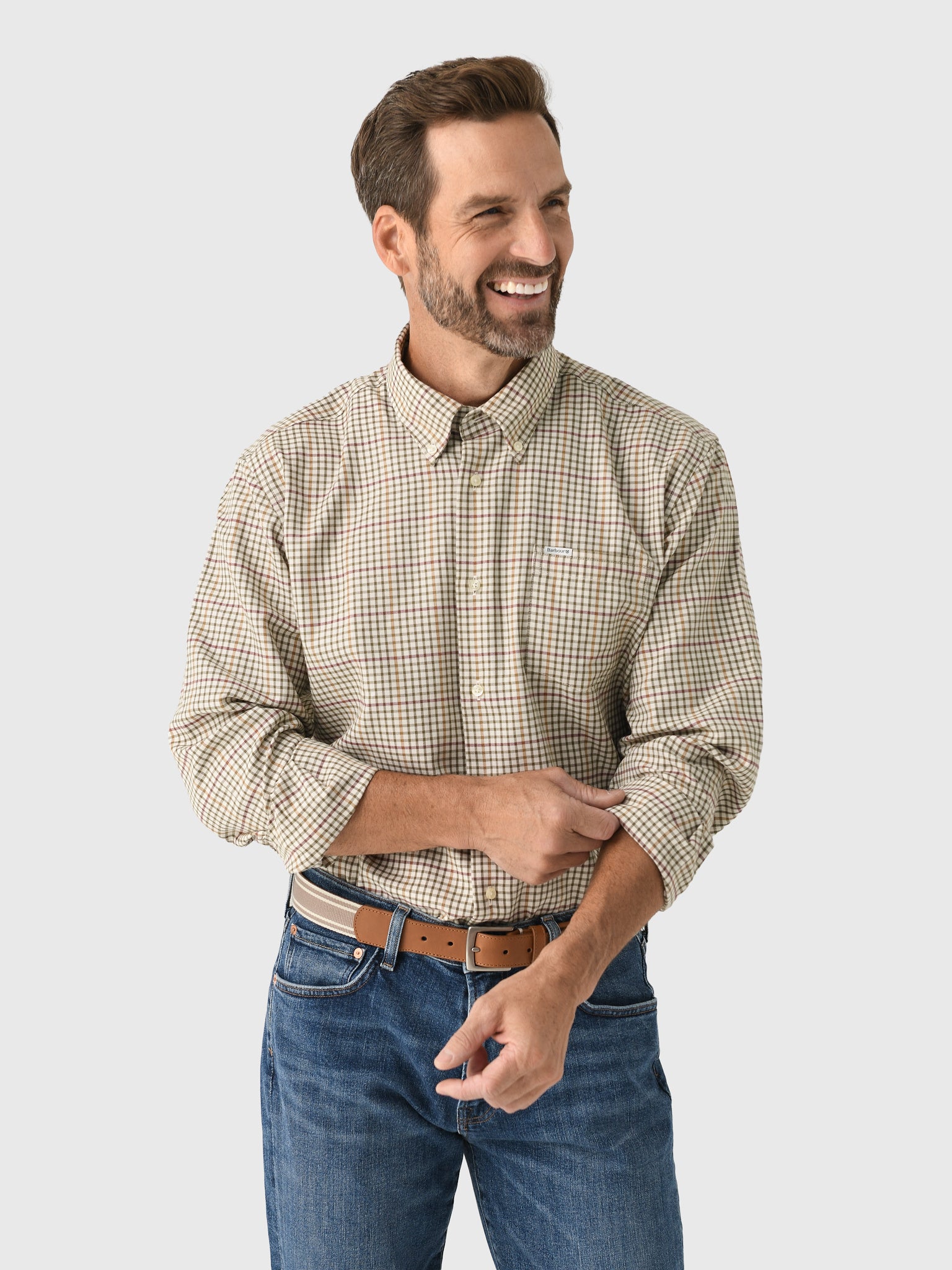 Barbour Men's Henderson Thermo Weave Shirt - Saint Bernard