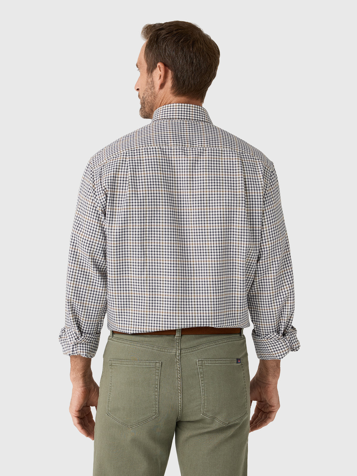 Barbour Men's Henderson Thermo Weave Long-Sleeved Shirt - Saint Bernard