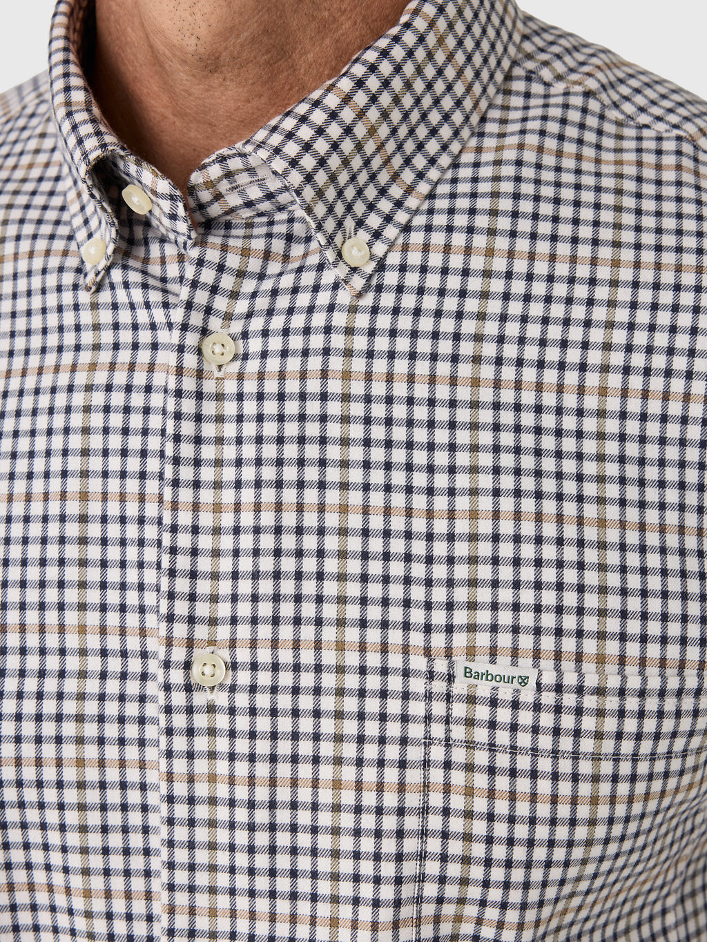 Barbour Men's Henderson Thermo Weave Long-Sleeved Shirt - Saint Bernard