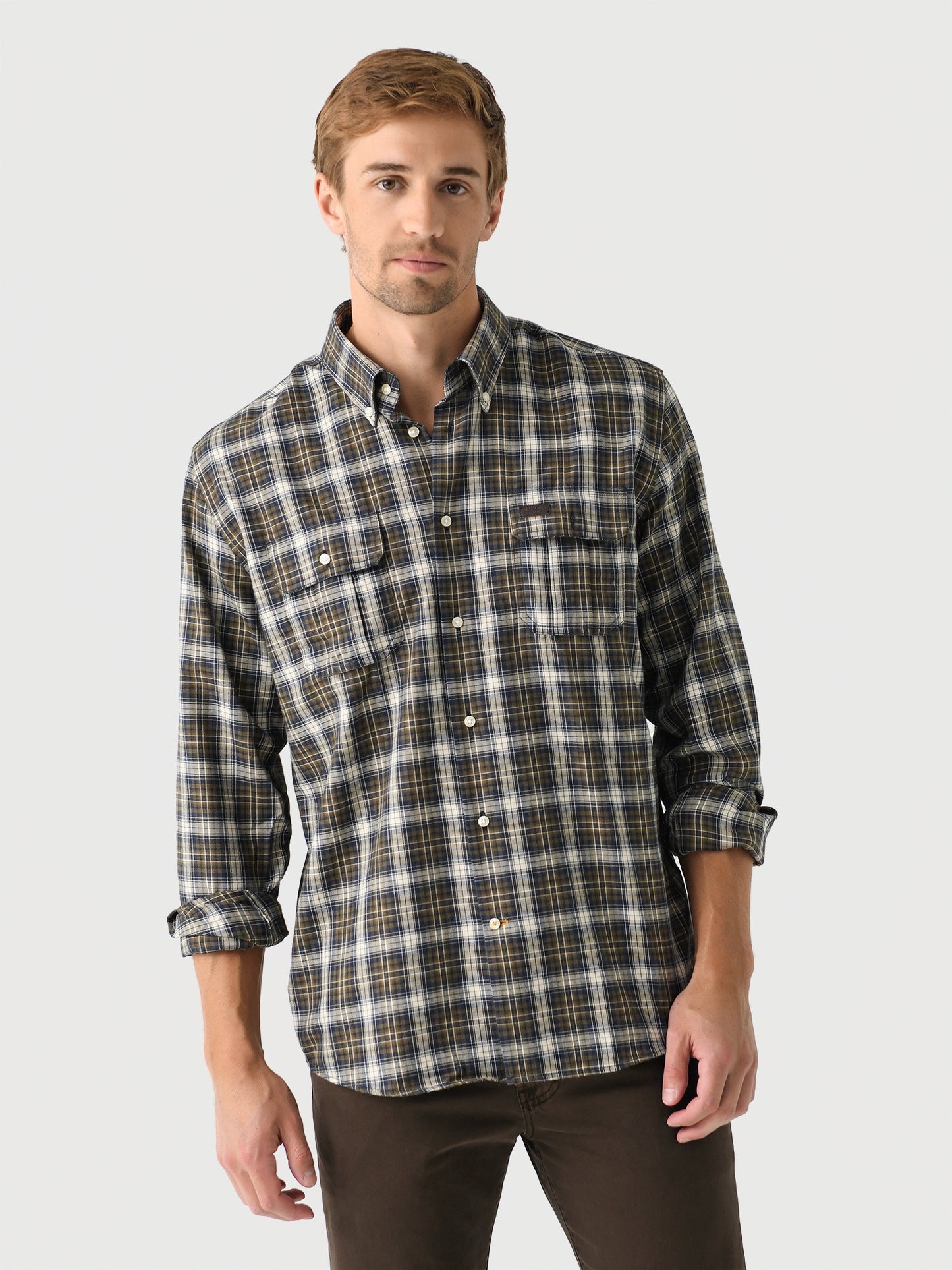Barbour Men's Penrice Thermo Weave Shirt - Saint Bernard