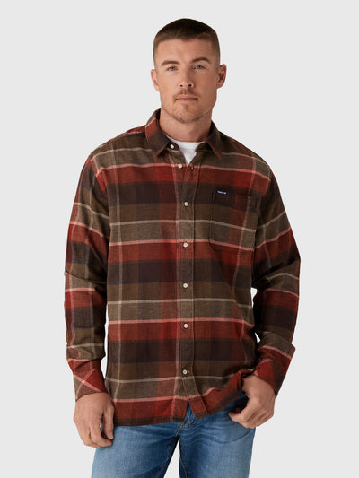 Barbour Men's Copswell Relaxed Long-Sleeved Shirt - Saint Bernard