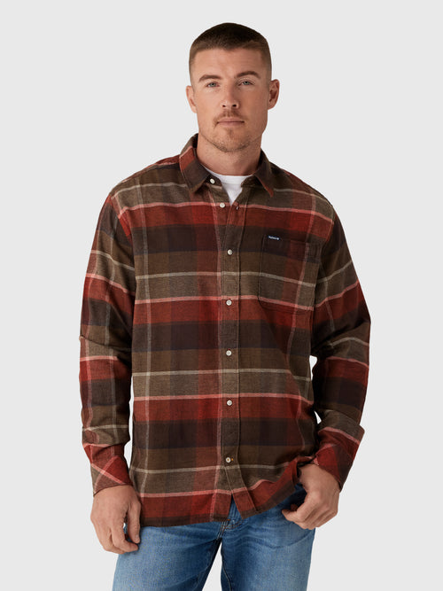 Barbour Men's Copswell Relaxed Long-Sleeved Shirt - Saint Bernard