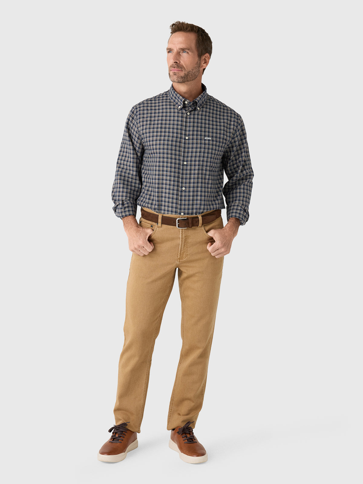 Barbour Men's Cliff Regular-Fit Long-Sleeved Shirt - Saint Bernard