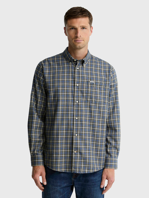 Barbour Men's Dishford Thermo-Weave Regular Fit Long-Sleeved Shirt