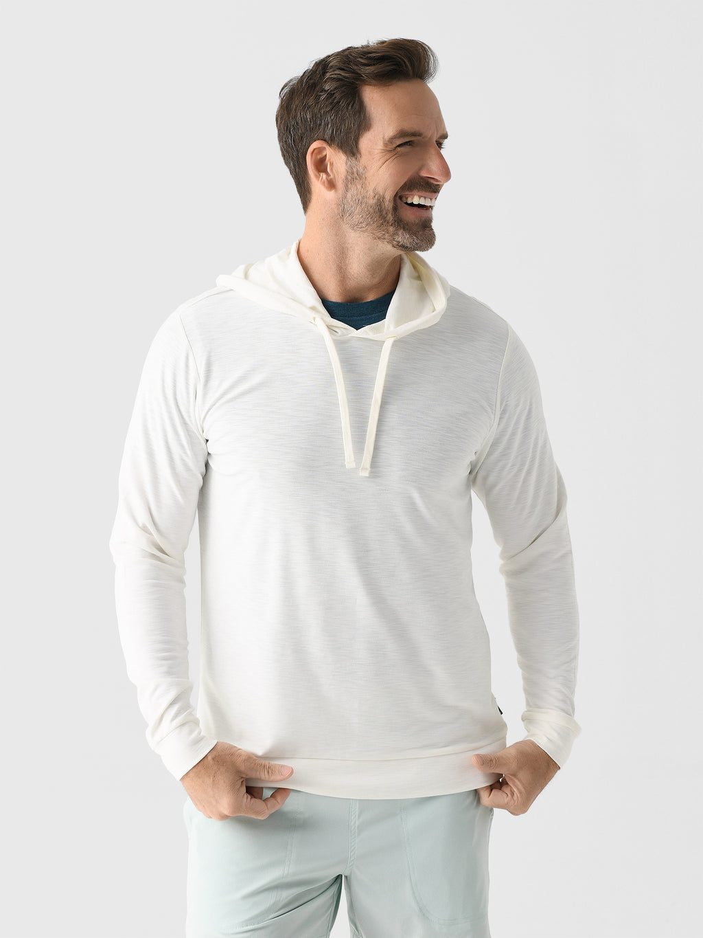 Free Fly Men's Bamboo Slub Hoodie II - Saint Bernard