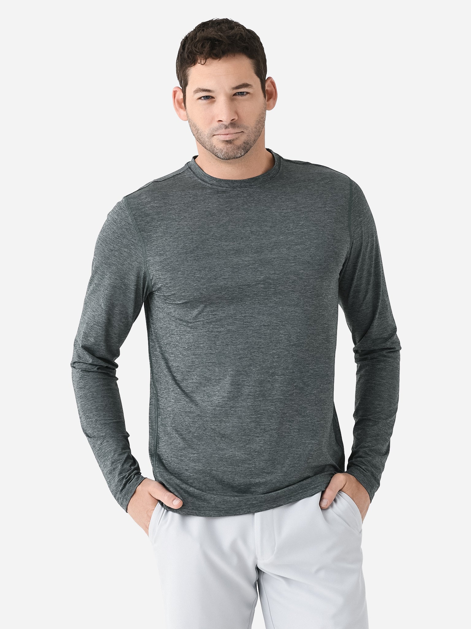 Greyson Men's Guide Sport Long Sleeve Tee - Saint Bernard