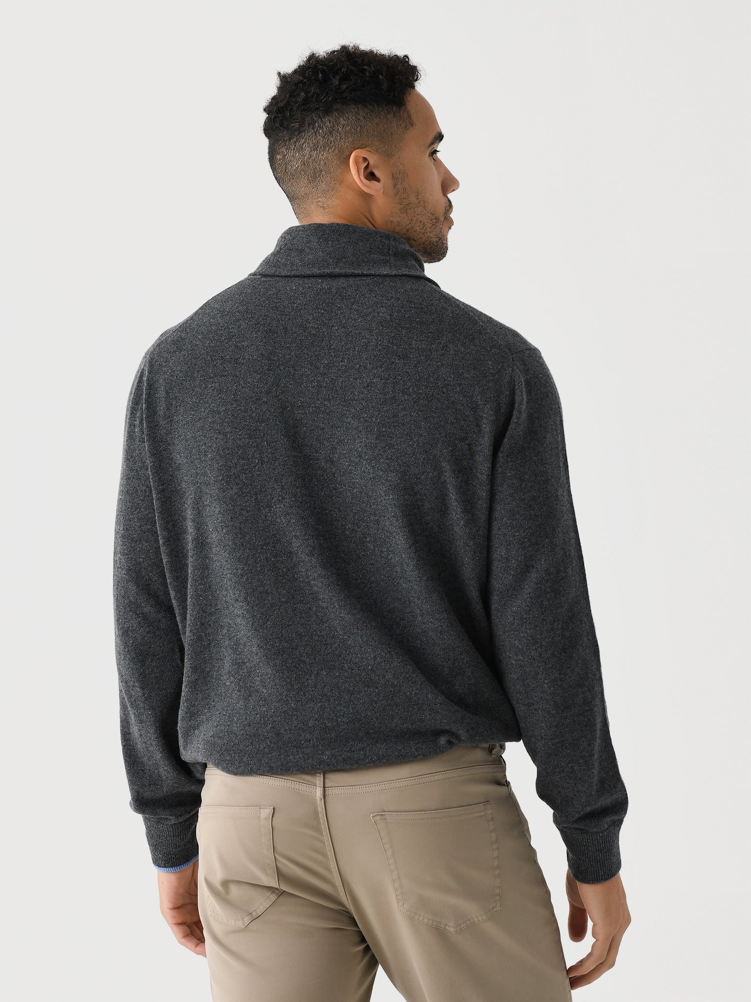 【どんぐまさん専用】Rochas Homme - V-neck Sweater Greyson Men's Narragansett Shawl Sweater | $458.00 | Saint Bernard