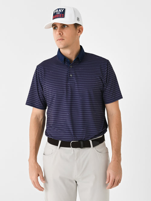Greyson Men's Wind + Water Symbol Polo