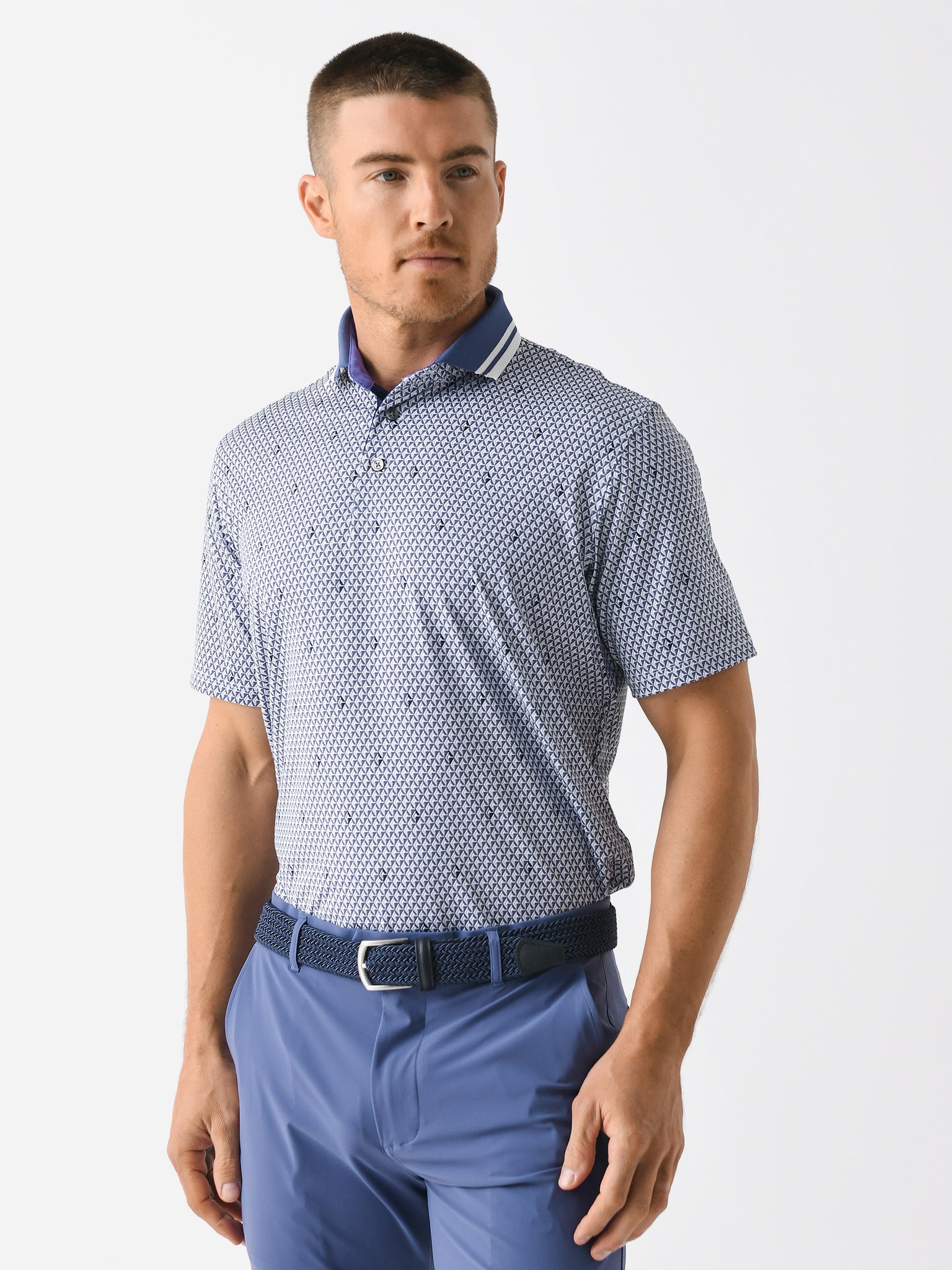 Greyson Men's Diamonds All Day Polo - Saint Bernard