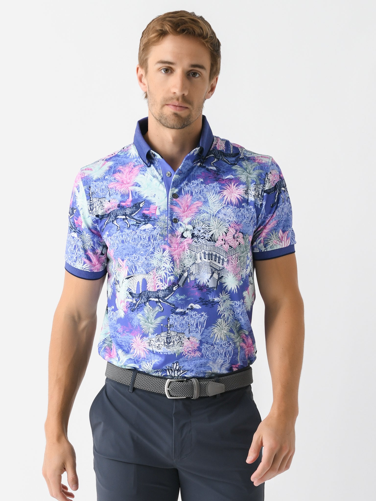 Greyson Men's Savannah Nights Polo - Saint Bernard