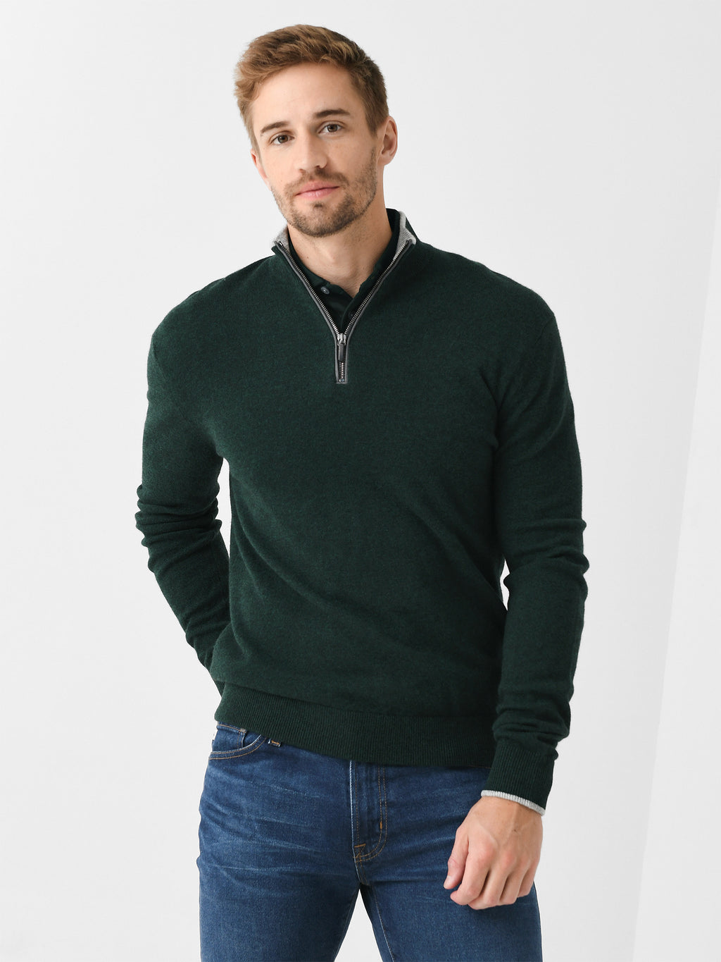 Greyson Men's Sebonack Quarter-Zip - Saint Bernard