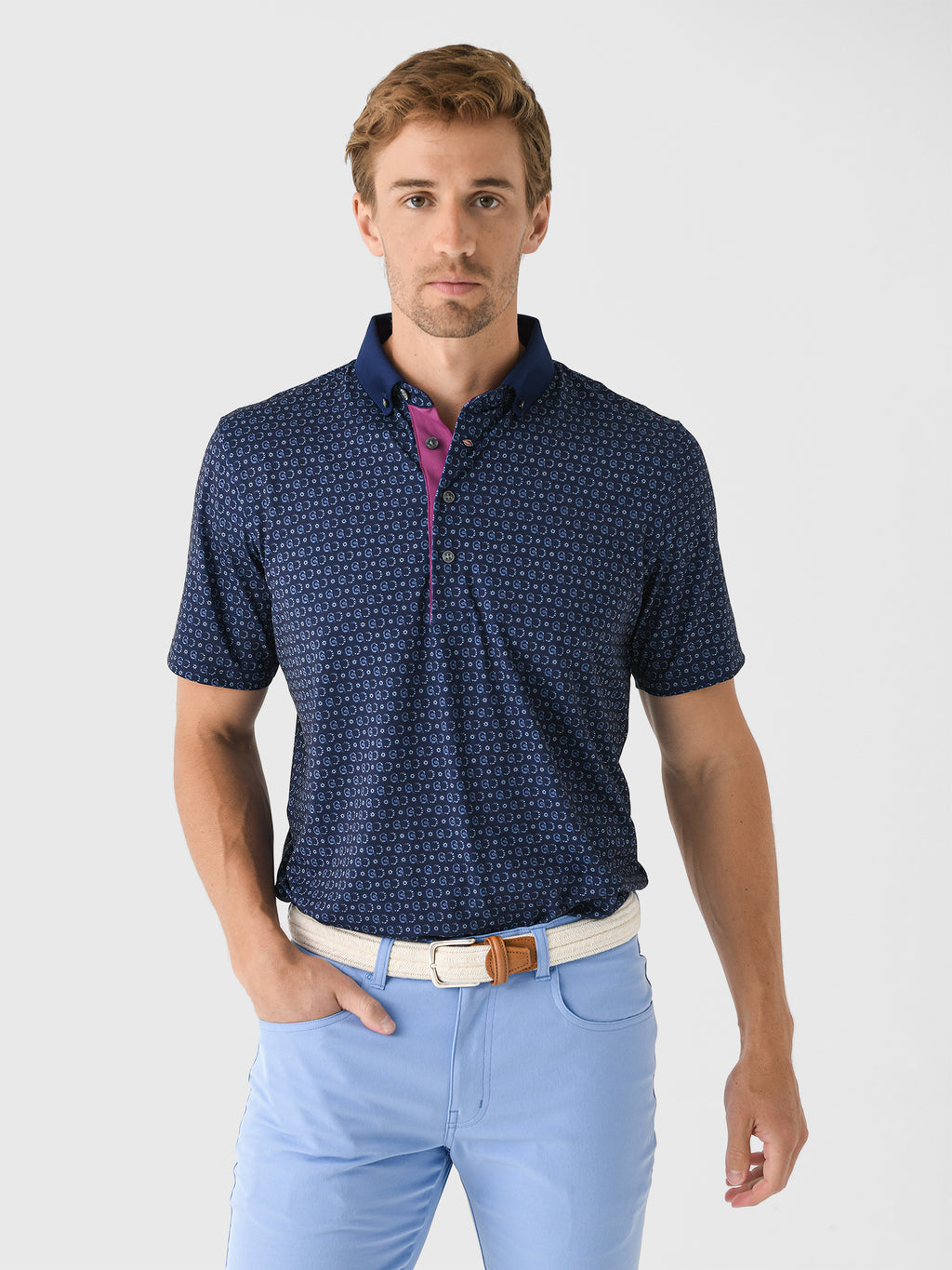 Greyson Men's Serpent Moon Polo - Saint Bernard