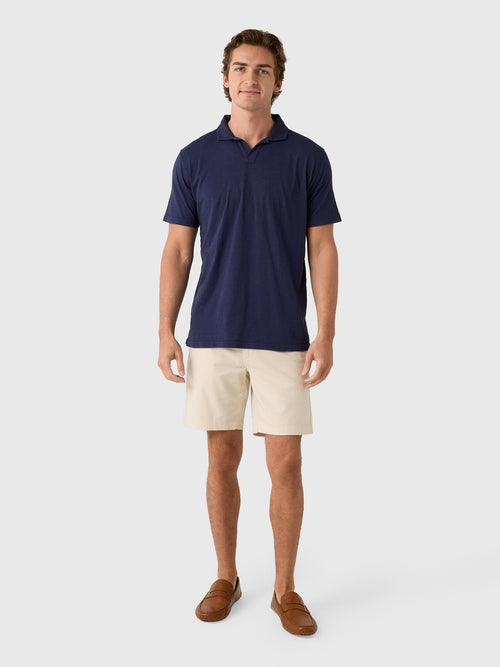 Greyson Men's Alpha Slub Johnny Collar Polo