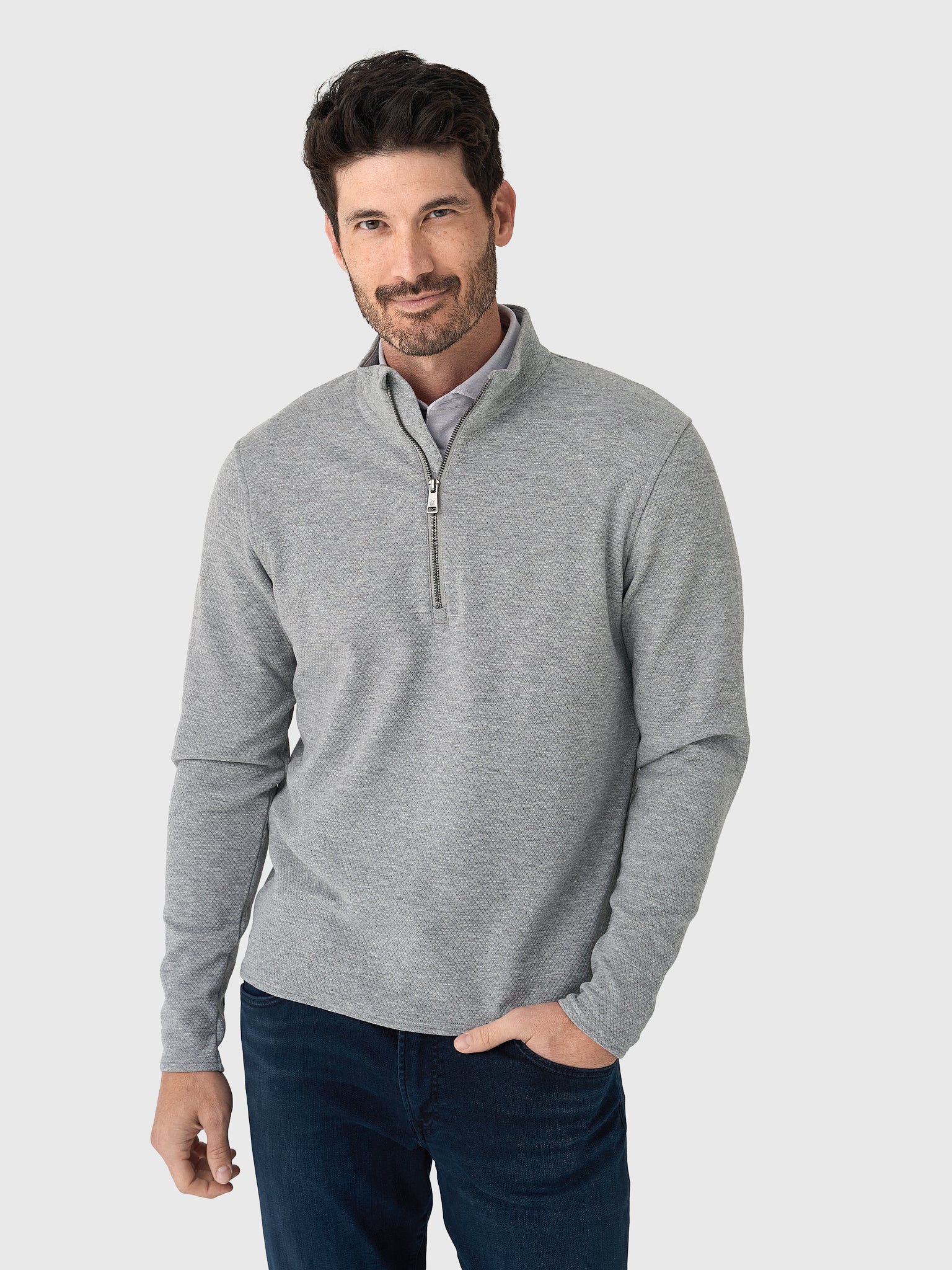 Greyson Men's Troy Quarter-Zip - Saint Bernard