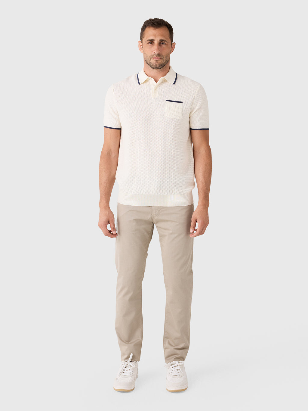Greyson Men's Seneca Sweater Polo - Saint Bernard