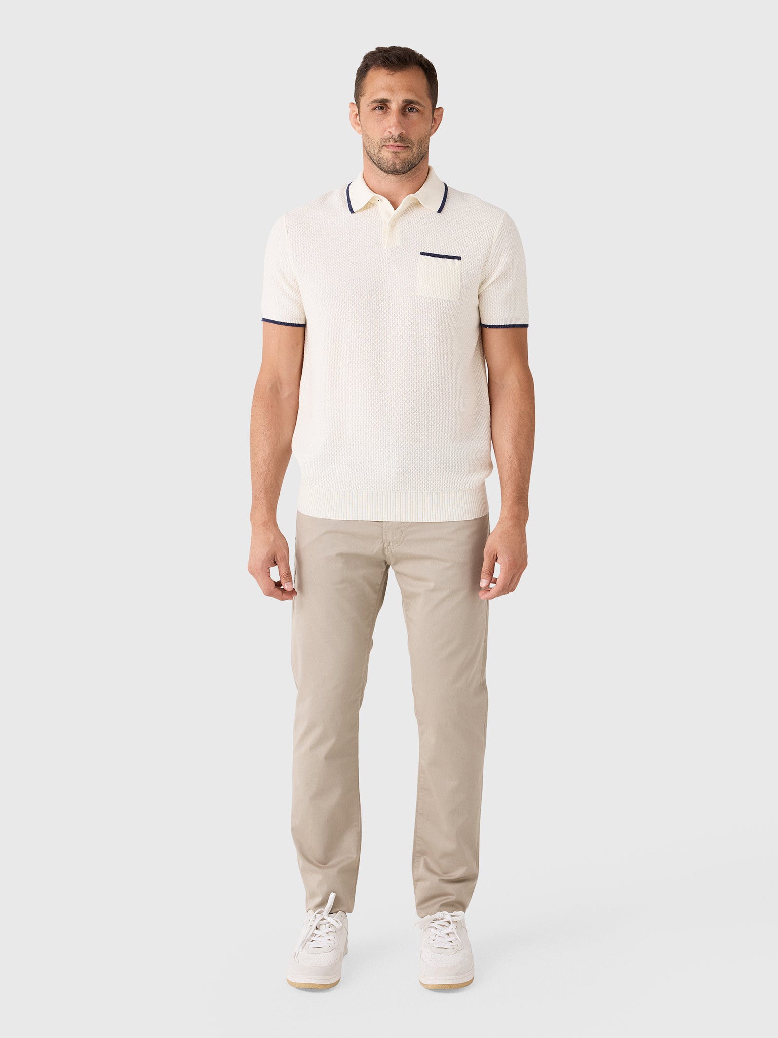 Greyson Men's Seneca Sweater Polo - Saint Bernard
